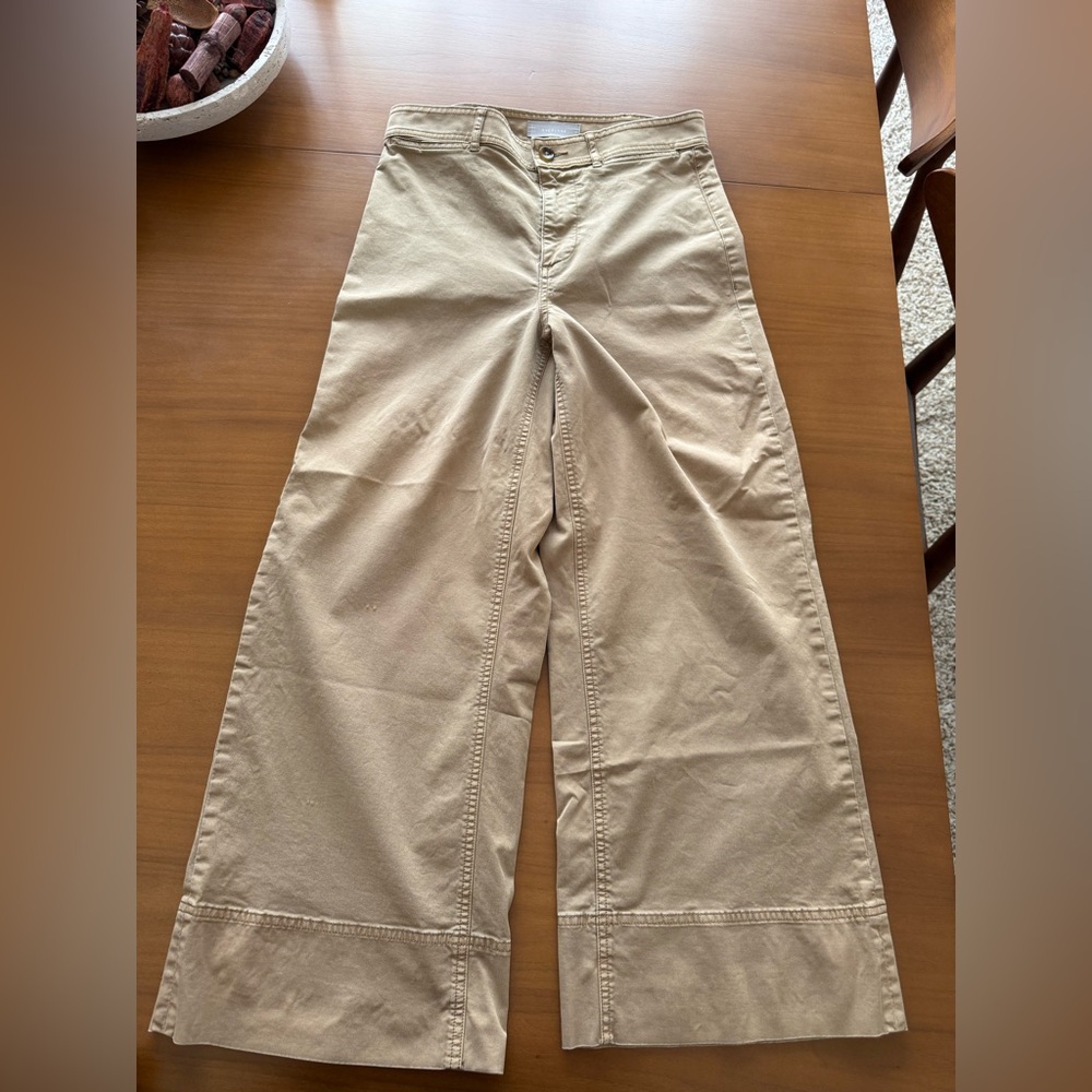 Everlane Wide Leg Chino Trouser Khaki